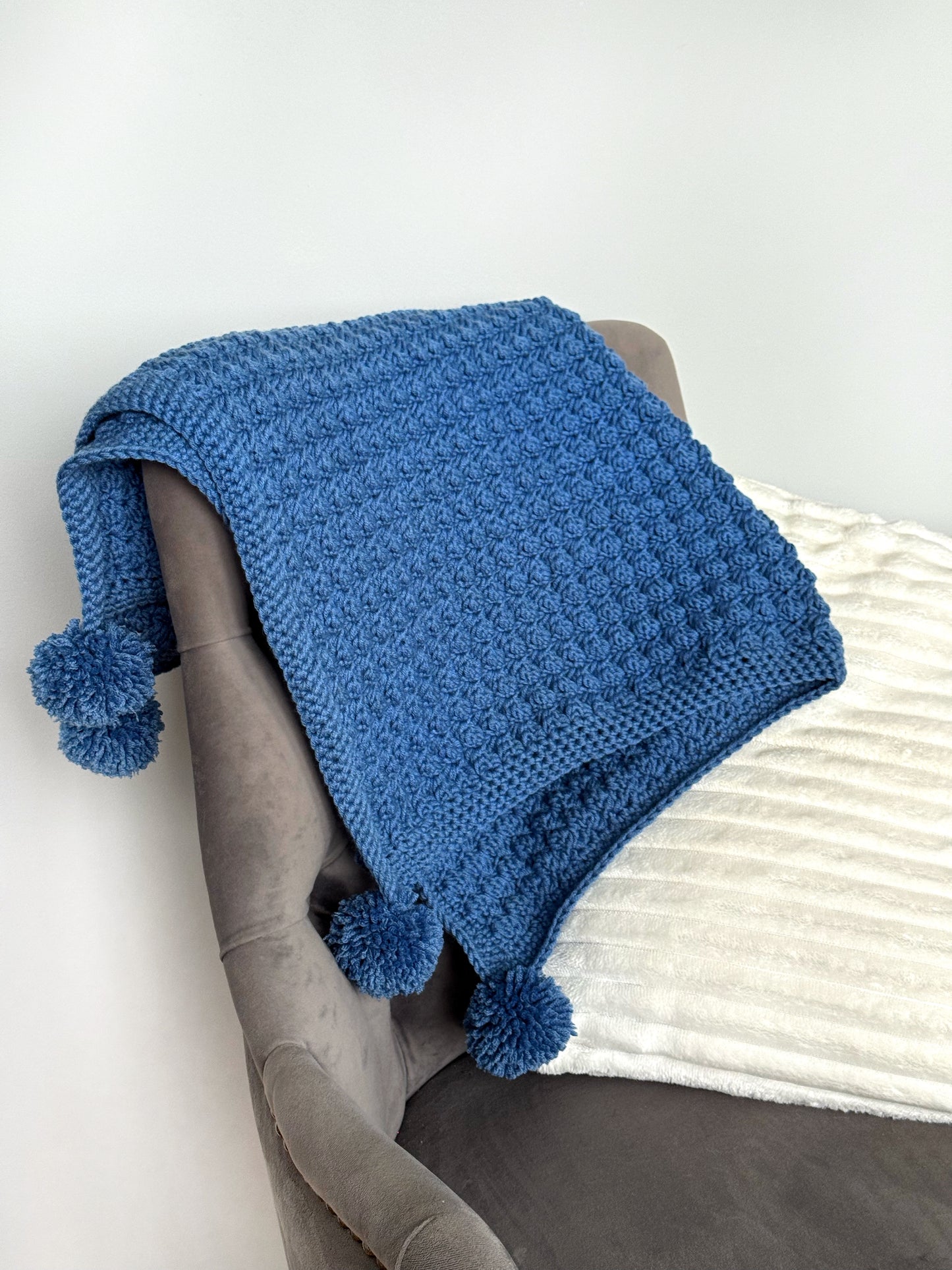 Merino Wool Baby Blanket (60X75~)