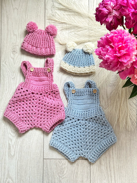 Merino Wool Baby Romper