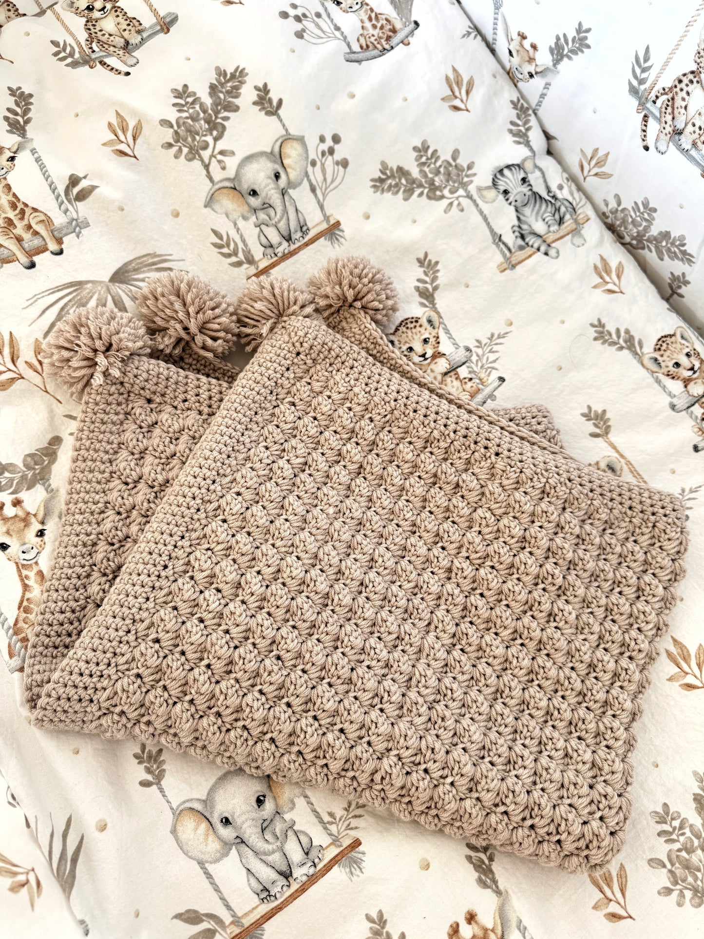 Merino Wool Baby Blanket (60X75~)