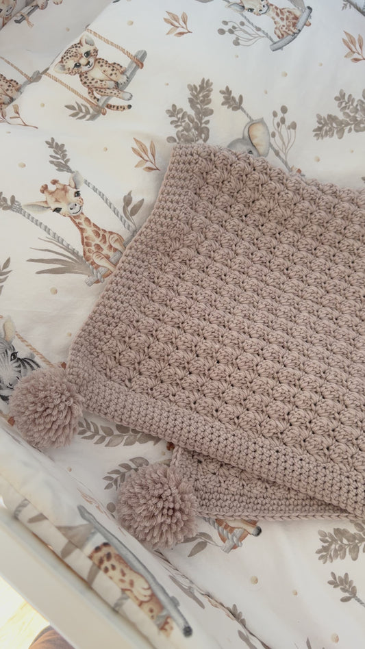 Merino Wool Baby Blanket (60X75~)